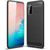 Stylische und elegante Handyhülle für Samsung Galaxy S20 in Carbonoptik