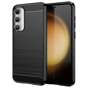 Stylische und elegante Handyhülle für Samsung Galaxy S23 FE in Carbonoptik