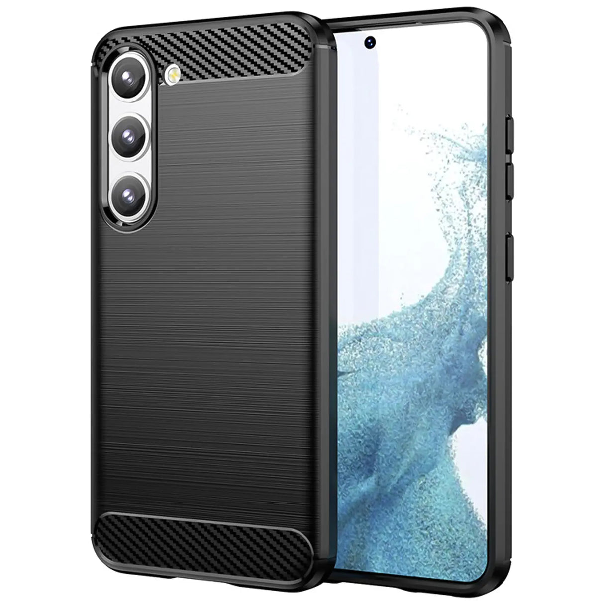 Stylische und elegante Handyhülle für Samsung Galaxy S23 Plus in Carbonoptik