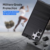 Stylische und elegante Handyhülle für Samsung Galaxy S23 Ultra in Carbonoptik