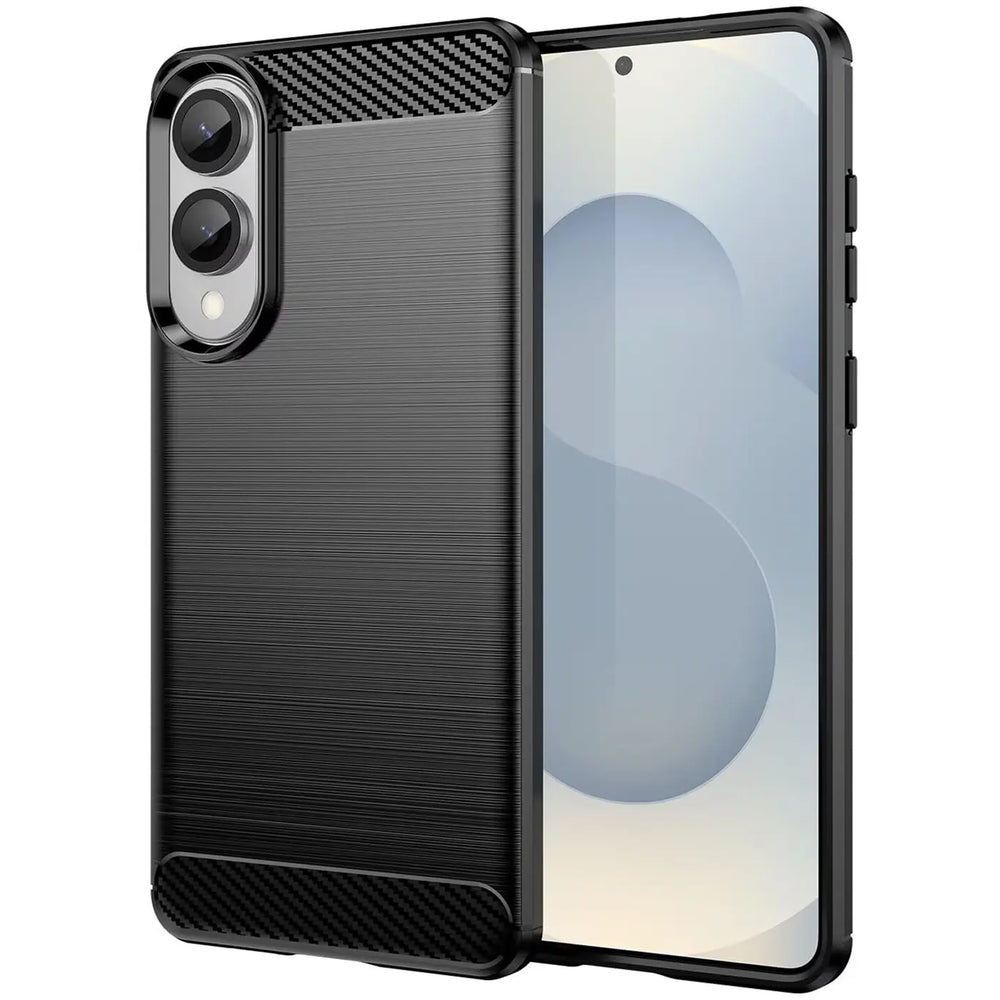 Stylische und elegante Handyhülle für Samsung Galaxy S25 Edge in Carbonoptik