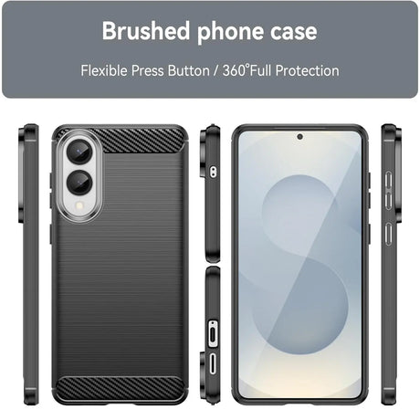 Stylische und elegante Handyhülle für Samsung Galaxy S25 Edge in Carbonoptik