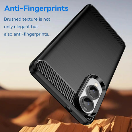 Stylische und elegante Handyhülle für Samsung Galaxy S25 Edge in Carbonoptik