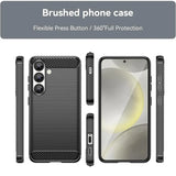 Stylische und elegante Handyhülle für Samsung Galaxy S25 FE in Carbonoptik