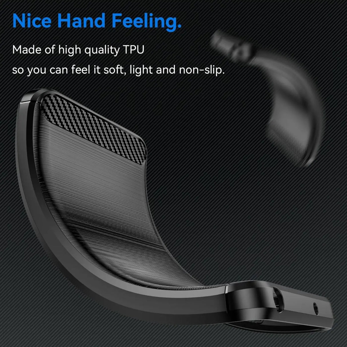 Stylische und elegante Handyhülle für Samsung Galaxy S25 in Carbonoptik