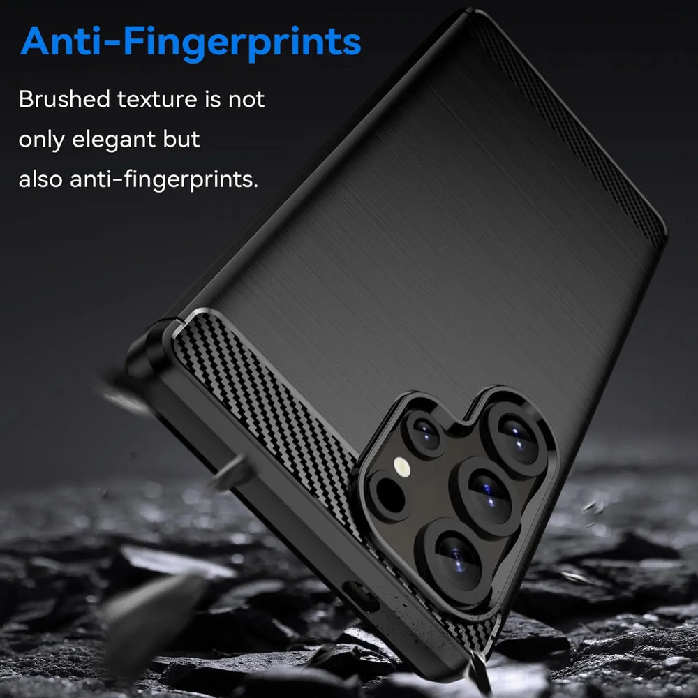 Stylische und elegante Handyhülle für Samsung Galaxy S25 Ultra in Carbonoptik