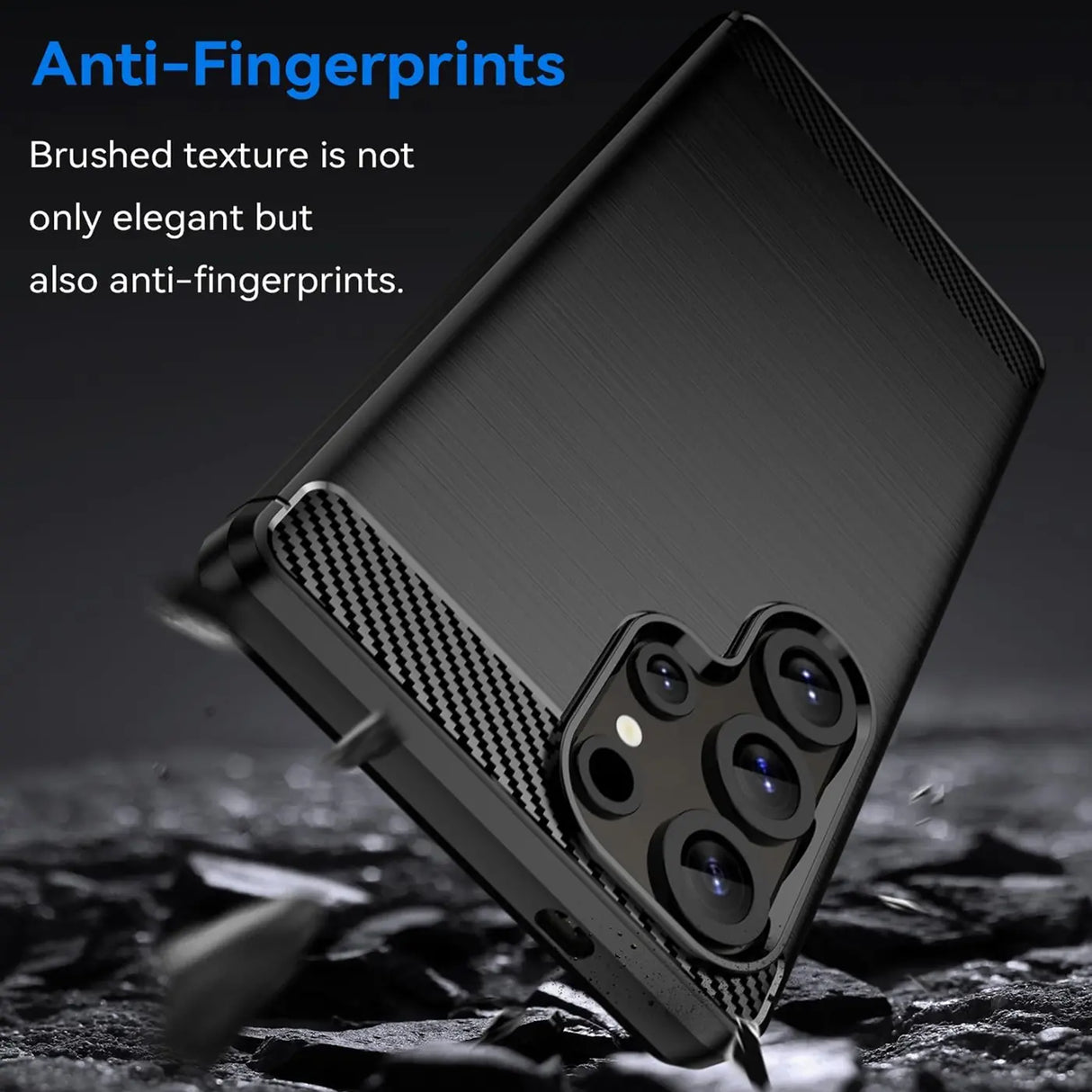 Stylische und elegante Handyhülle für Samsung Galaxy S25 Ultra in Carbonoptik