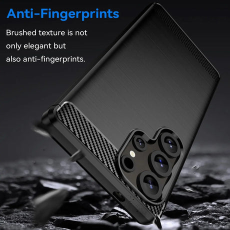 Stylische und elegante Handyhülle für Samsung Galaxy S25 Ultra in Carbonoptik
