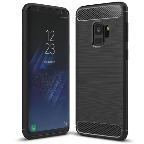 Stylische und elegante Handyhülle für Samsung Galaxy S9 in Carbonoptik