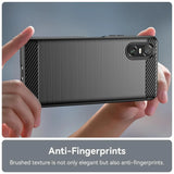 Stylische und elegante Handyhülle für Sony Xperia 10 VI in Carbonoptik