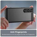 Stylische und elegante Handyhülle für Sony Xperia 1 VI in Carbonoptik