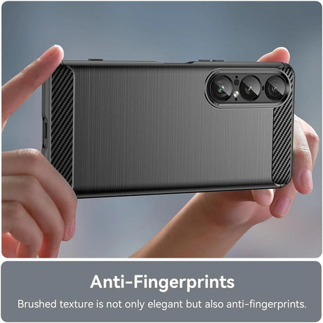 Stylische und elegante Handyhülle für Sony Xperia 1 VII in Carbonoptik