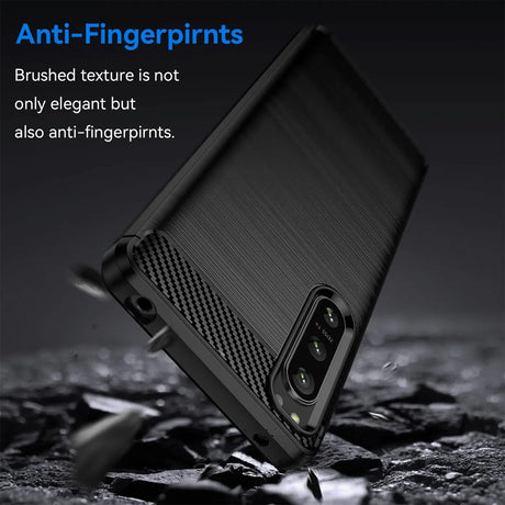 Stylische und elegante Handyhülle für Sony Xperia 5 IV in Carbonoptik