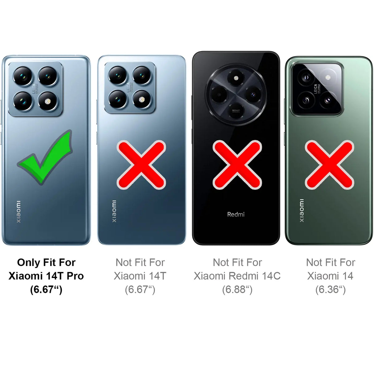 Stylische und elegante Handyhülle für Xiaomi 14T Pro in Carbonoptik