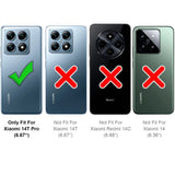 Stylische und elegante Handyhülle für Xiaomi 14T Pro in Carbonoptik