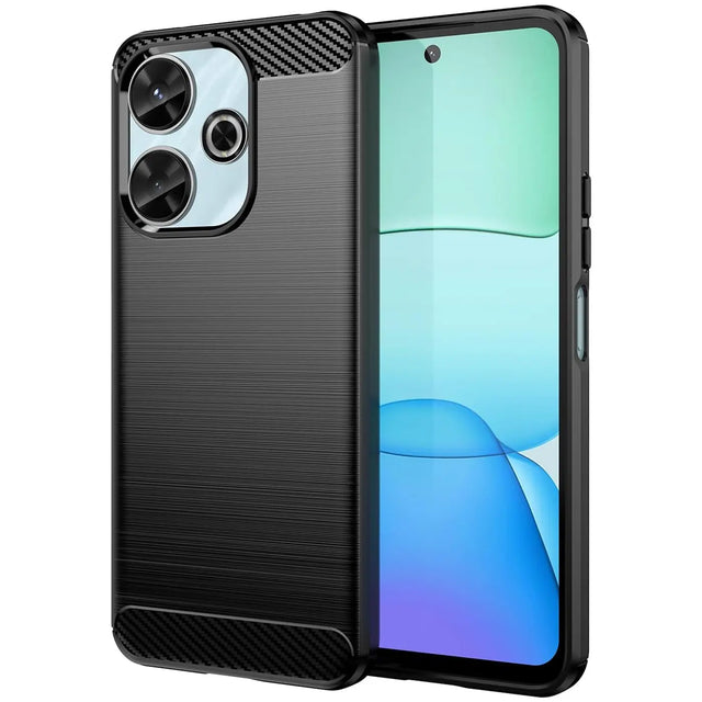 Stylische und elegante Handyhülle für Xiaomi Redmi 13 in Carbonoptik
