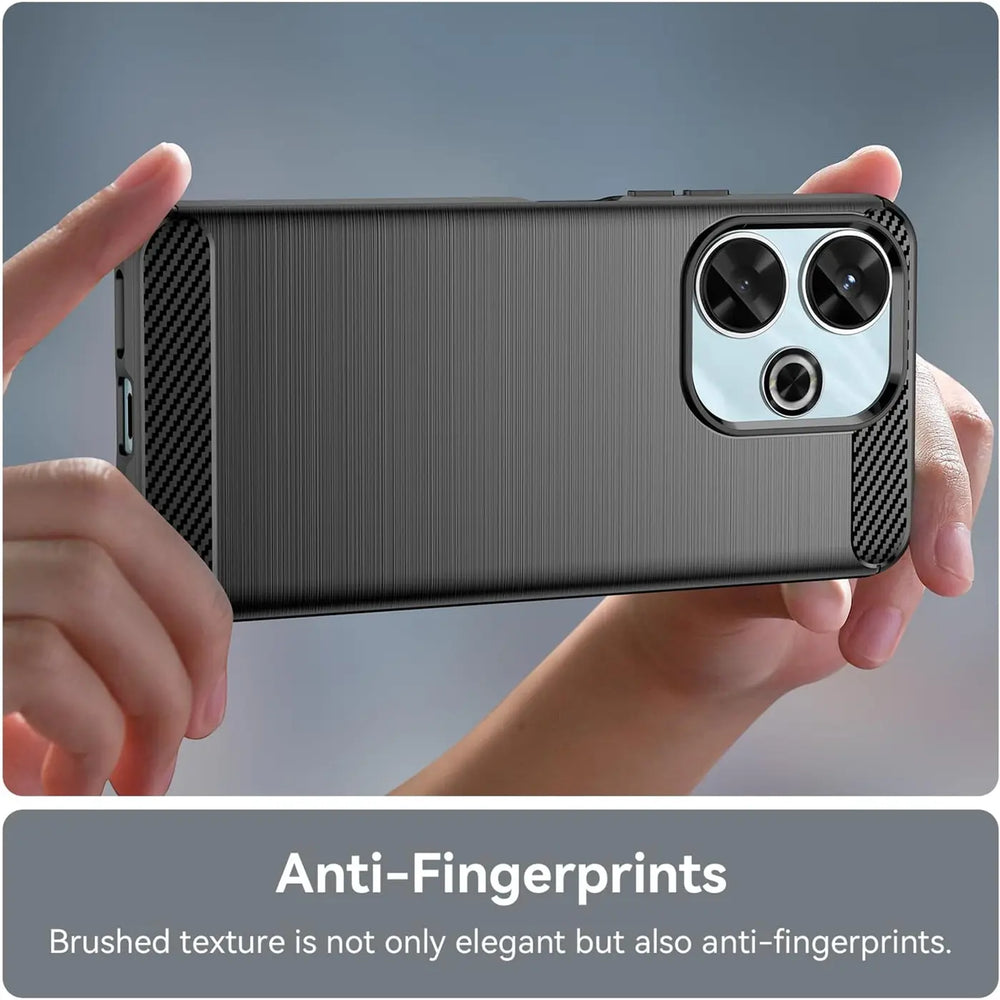 Stylische und elegante Handyhülle für Xiaomi Redmi 13 in Carbonoptik