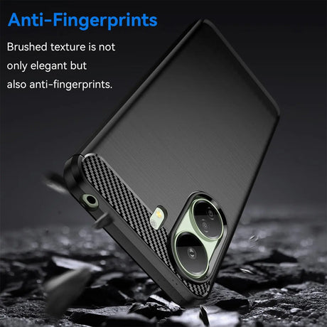 Stylische und elegante Handyhülle für Xiaomi Redmi 13C in Carbonoptik