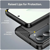 Stylische und elegante Handyhülle für Xiaomi Redmi 15 4G/5G in Carbonoptik