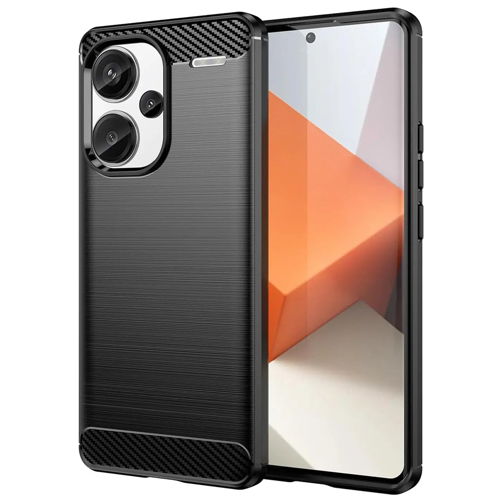 Stylische und elegante Handyhülle für Xiaomi Redmi Note 13 Pro+ 5G in Carbonoptik
