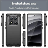 Stylische und elegante Handyhülle für Xiaomi Redmi Note 14 Pro 5G in Carbonoptik