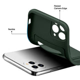 iPhone 11 Pro Handyhülle in Grün mit Kameraschutz und Kartenfach