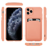 iPhone 11 Pro Handyhülle in Rosa mit Kameraschutz und Kartenfach