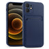 iPhone 12 Mini Handyhülle in Blau mit Kameraschutz und Kartenfach