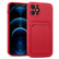 iPhone 12 Pro Max Handyhülle in Rot mit Kameraschutz und Kartenfach