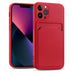 iPhone 13 Pro Handyhülle in Rot mit Kameraschutz und Kartenfach