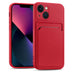 iPhone 14 Handyhülle in Rot mit Kameraschutz und Kartenfach