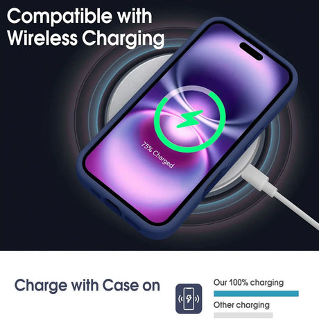 iPhone 16 Handyhülle in Blau mit Kameraschutz und Kartenfach