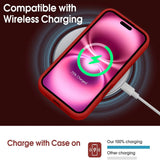 iPhone 16 Handyhülle in Rot mit Kameraschutz und Kartenfach