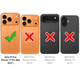 iPhone 17 Pro Max Handyhülle in Blau mit Kameraschutz und Kartenfach