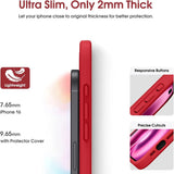 iPhone 17 Pro Handyhülle in Rot mit Kameraschutz und Kartenfach