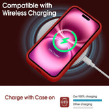 iPhone 17 Handyhülle in Rot mit Kameraschutz und Kartenfach