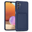 Samsung Galaxy A13 5G / A04s Handyhülle in Blau mit Kameraschutz und Kartenfach