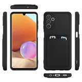 Samsung Galaxy A13 5G / A04s Handyhülle in Schwarz mit Kameraschutz und Kartenfach