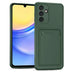 Samsung Galaxy A15 4G / 5G Handyhülle in Grün mit Kameraschutz und Kartenfach