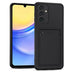Samsung Galaxy A15 4G / 5G Handyhülle in Schwarz mit Kameraschutz und Kartenfach