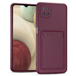 Samsung Galaxy A22 5G Handyhülle in Lila mit Kameraschutz und Kartenfach