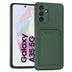 Samsung Galaxy A35 5G Handyhülle in Grün mit Kameraschutz und Kartenfach