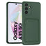 Samsung Galaxy A35 5G Handyhülle in Grün mit Kameraschutz und Kartenfach