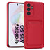 Samsung Galaxy A35 5G Handyhülle in Rot mit Kameraschutz und Kartenfach