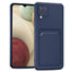 Samsung Galaxy A42 5G Handyhülle in Blau mit Kameraschutz und Kartenfach