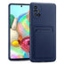 Samsung Galaxy A51 Handyhülle in Blau mit Kameraschutz und Kartenfach