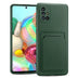 Samsung Galaxy A51 Handyhülle in Grün mit Kameraschutz und Kartenfach