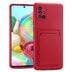 Samsung Galaxy A51 Handyhülle in Rot mit Kameraschutz und Kartenfach
