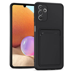 Samsung Galaxy A54 5G Handyhülle in Schwarz mit Kameraschutz und Kartenfach