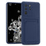 Samsung Galaxy S20 Ultra Handyhülle in Blau mit Kameraschutz und Kartenfach